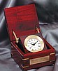 Rosewood Clock in Box (6"x6"x3 1/2")